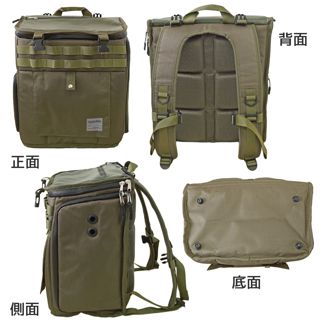 iDog＆iCat本店】IDOG&ICAT WALKA HOLIC スクエアバックパック アイ