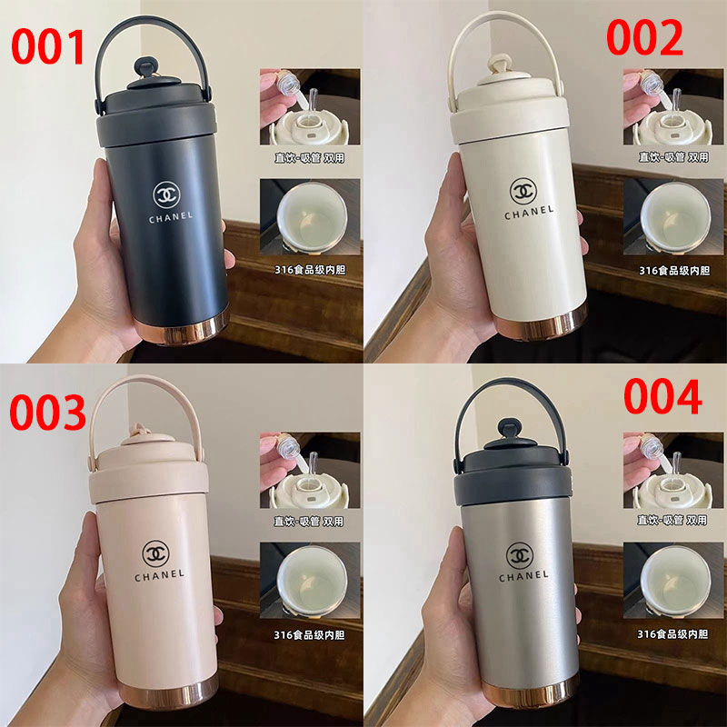 Chanel 保温水筒 マグボトル タンブラー 蓋付き 保温ボトル シャネル