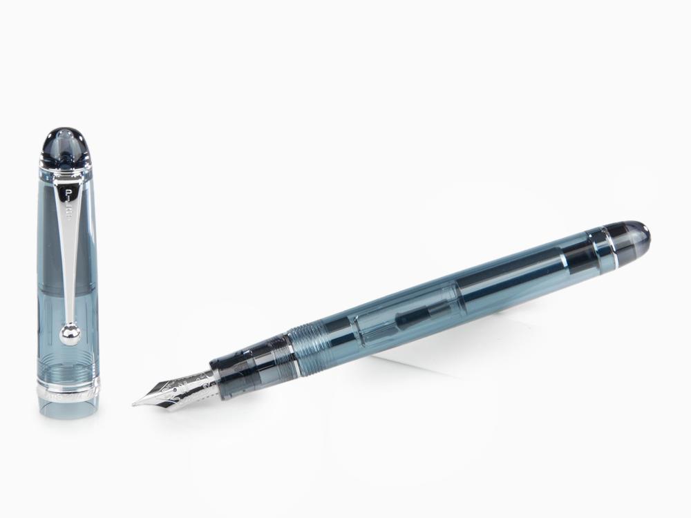 Pilot Custom 74 Midnight Blue Fountain Pen, Rhodium trim, FKKN12SR