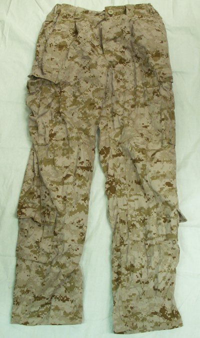 MCコンバットパンツ デザート FROG MARPAT - いは軍払い下げ品店