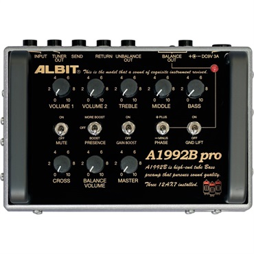 ALBIT A1FD pro ケース付き ベースエフェクター ベース ALBIT A1FD pro