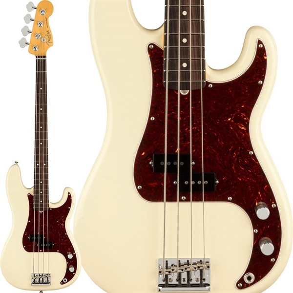 Fender USA American Professional II Precision Bass (Olympic White
