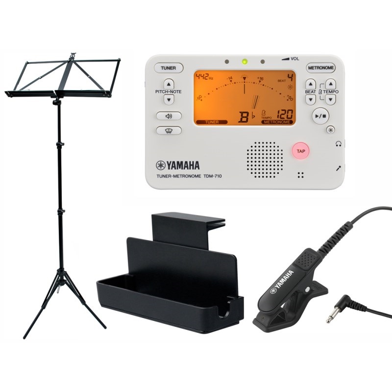 trumpet station YAMAHA TDM-710IV チューナー&メトロノーム 4点セット