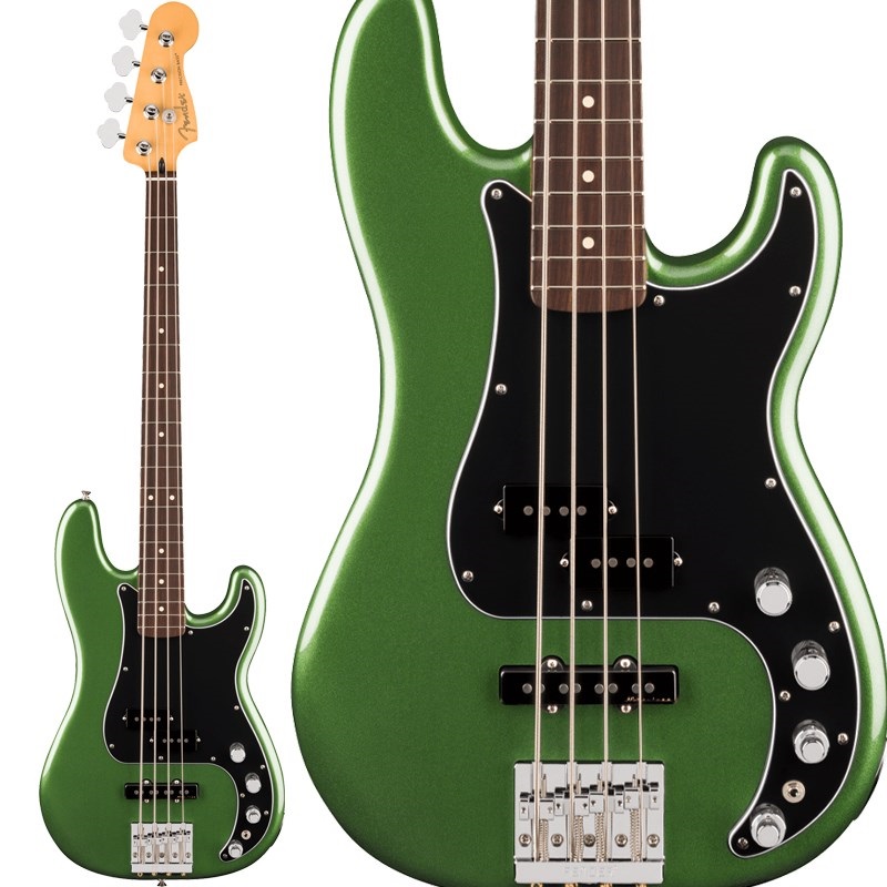 Fender MEX Player II Modified Active Precision Bass (Harvest Green