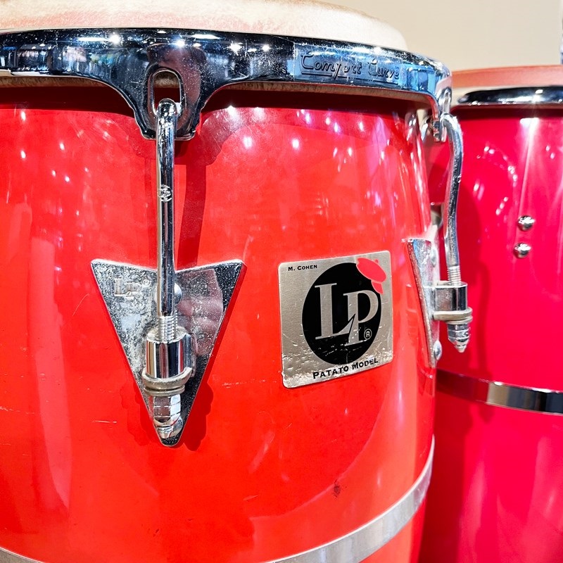 LP USED 中古 PATATO Signature Fiberglass Quinto & Conga / Red