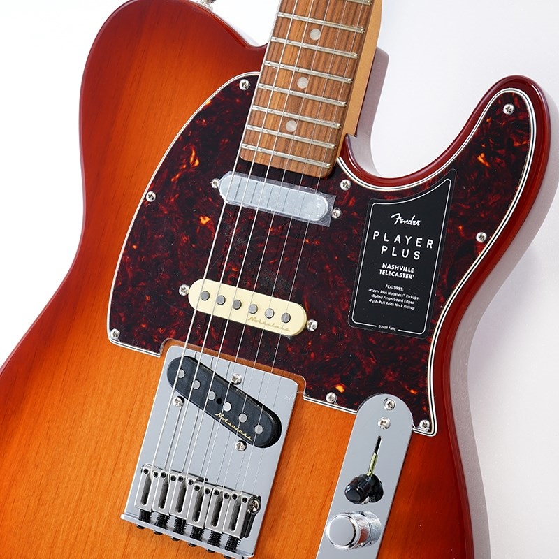 Fender MEX Player Plus Nashville Telecaster (Sienna Sunburst/Pau
