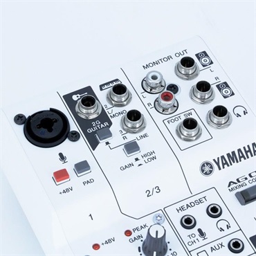 YAMAHA AG03 オーディオインターフェイス マイク 図解】AG03の接続方法