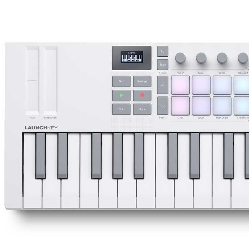 NOVATION Launchkey Mini 37 Mk4 White(ノベーション)(ラウンチキー