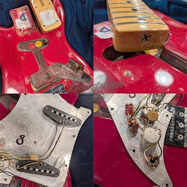 Fender LEADⅡ レッド ケース付 ジャンク品 Fender LEADⅡ レッド