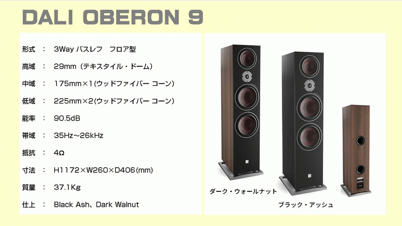 DALI OBERON9、KRIPTON KX-1.5、HARBETH HL-5 XD 音質比較 試聴