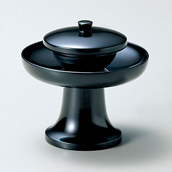 仏具 高茶台 黒 木製 漆塗り 12-15706 漆器の井助