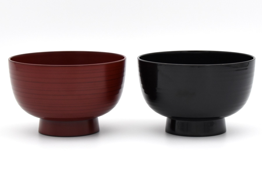 お好み椀 古代根来/黒 漆塗り 大椀・麺鉢・丼鉢 漆器の井助