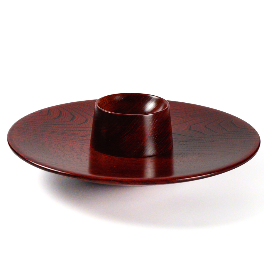 高坏盛器 樹々 赤スリ/黒スリ 漆器の井助