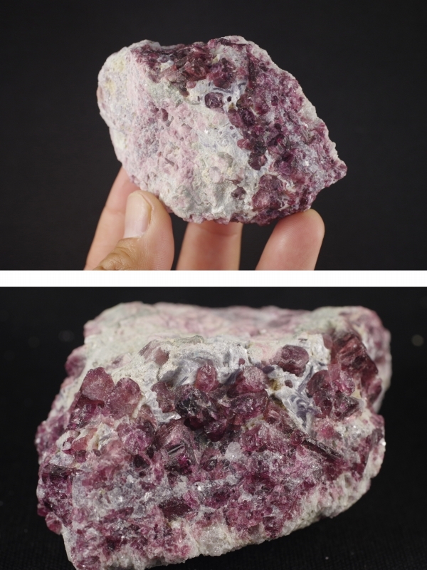 ピンクトルマリン結晶（ルベライト）原石245g 天然石販売 名取貴石