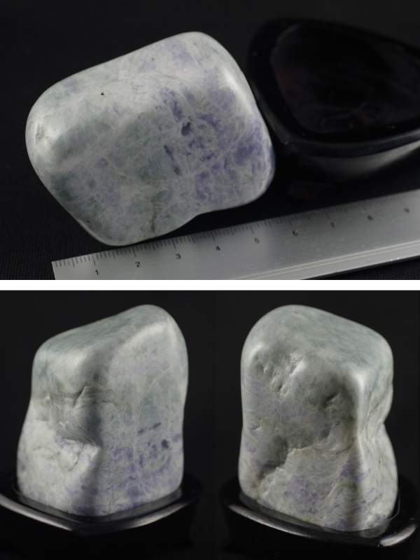 糸魚川産青翡翠原石 磨き200g 天然石販売 名取貴石 天然石原石鉱物