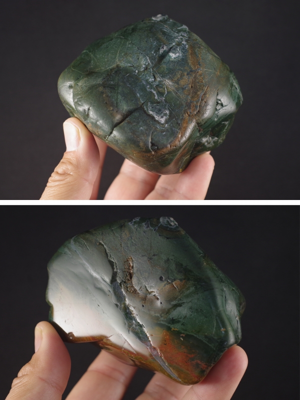 天然石 碧玉 ジャスパー 霜降り肉 ディスプレイ 鉱石 原石 今金産