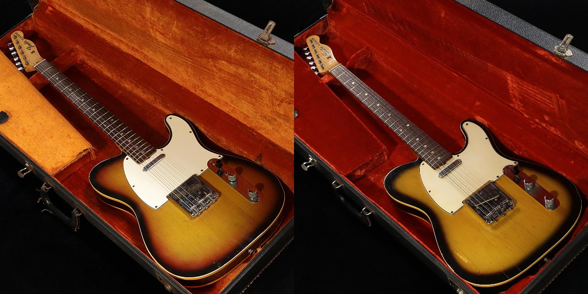 テレキャスター サンバースト バインディング加工 Fender・Vintage