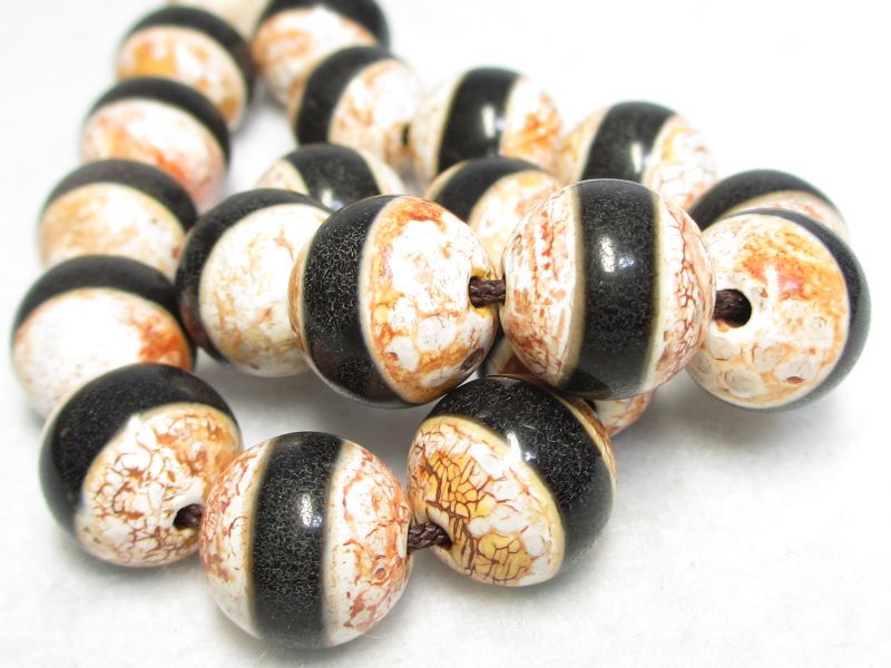 老鉱天珠・老鉱線天珠 10mm - 石縁パワーストーン専門店