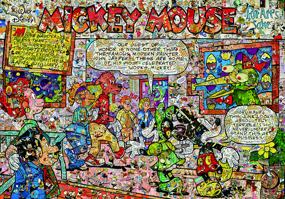 ミッキーマウス スタジオ アート 絵画 限定版321/1000 ミッキーマウス