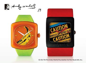アンディ・ウォーホルのイラストを取り入れた時計 セイコーインスツル