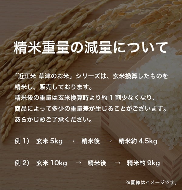 令和6年産】近江米 草津のお米＜ミルキークイーン＞約9.0kg: 近江の味