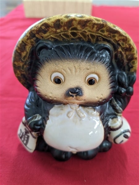 香合 信楽焼 狸 香斉【中古美品】 香合 信楽焼 狸 香斉【中古美品】