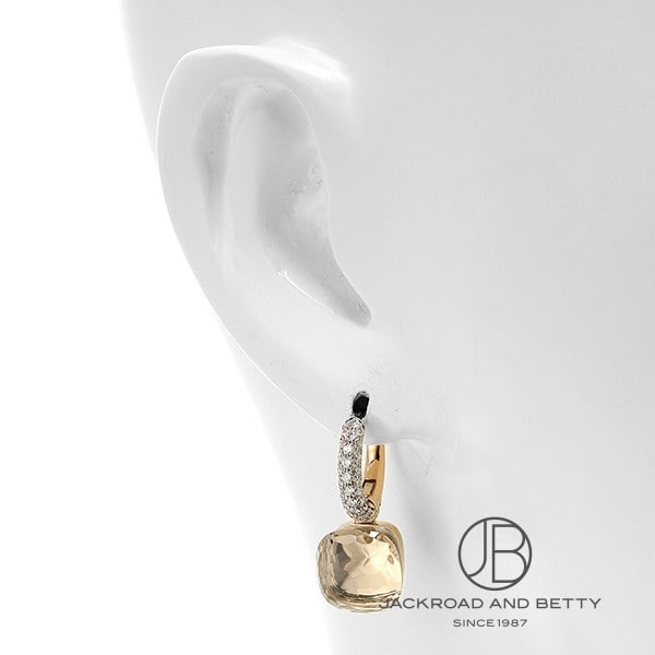 ヌード イヤリング ホワイトトパーズ クラシック