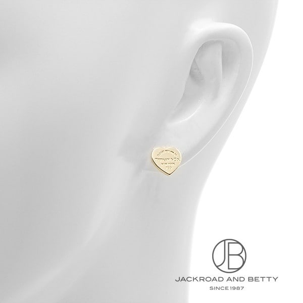 リターントゥ ティファニー ミニ ハート タグ ピアス YG[60011257