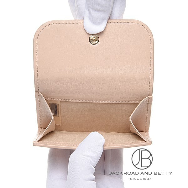 クロエ センス ミニ トリフォールド ウォレット セメントピンク