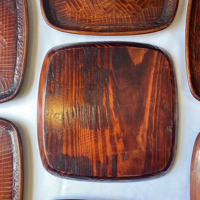 盆 くりぬき盆 松の木 - ジャパニーズアンティークショップ【結和堂