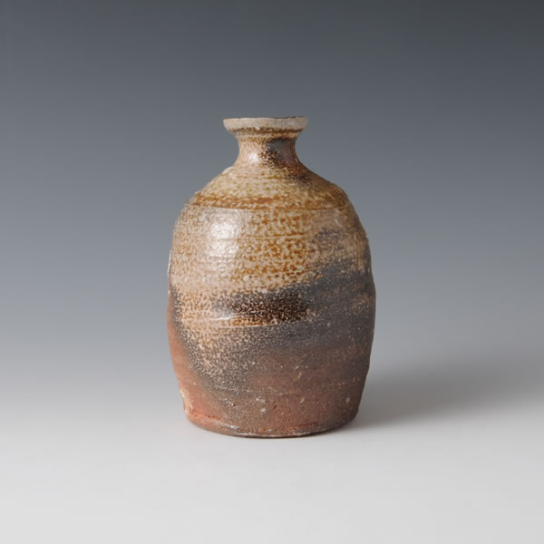 Japan Pottery Net / Sake Bottle B / Arakawa Satoshi【Shigaraki】