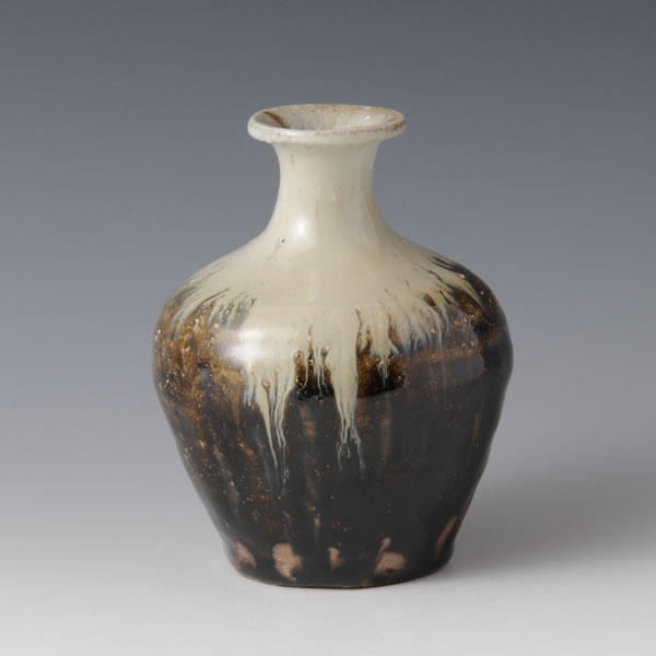 江戸初期 朝鮮唐津 小振 花入 花瓶 徳利 朝鮮民芸 江戸初期 朝鮮唐津