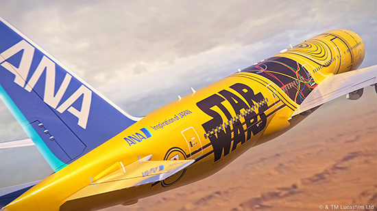 スターウォーズC-3PO ANAJET BOEING 777-200ER スターウォーズC-3PO
