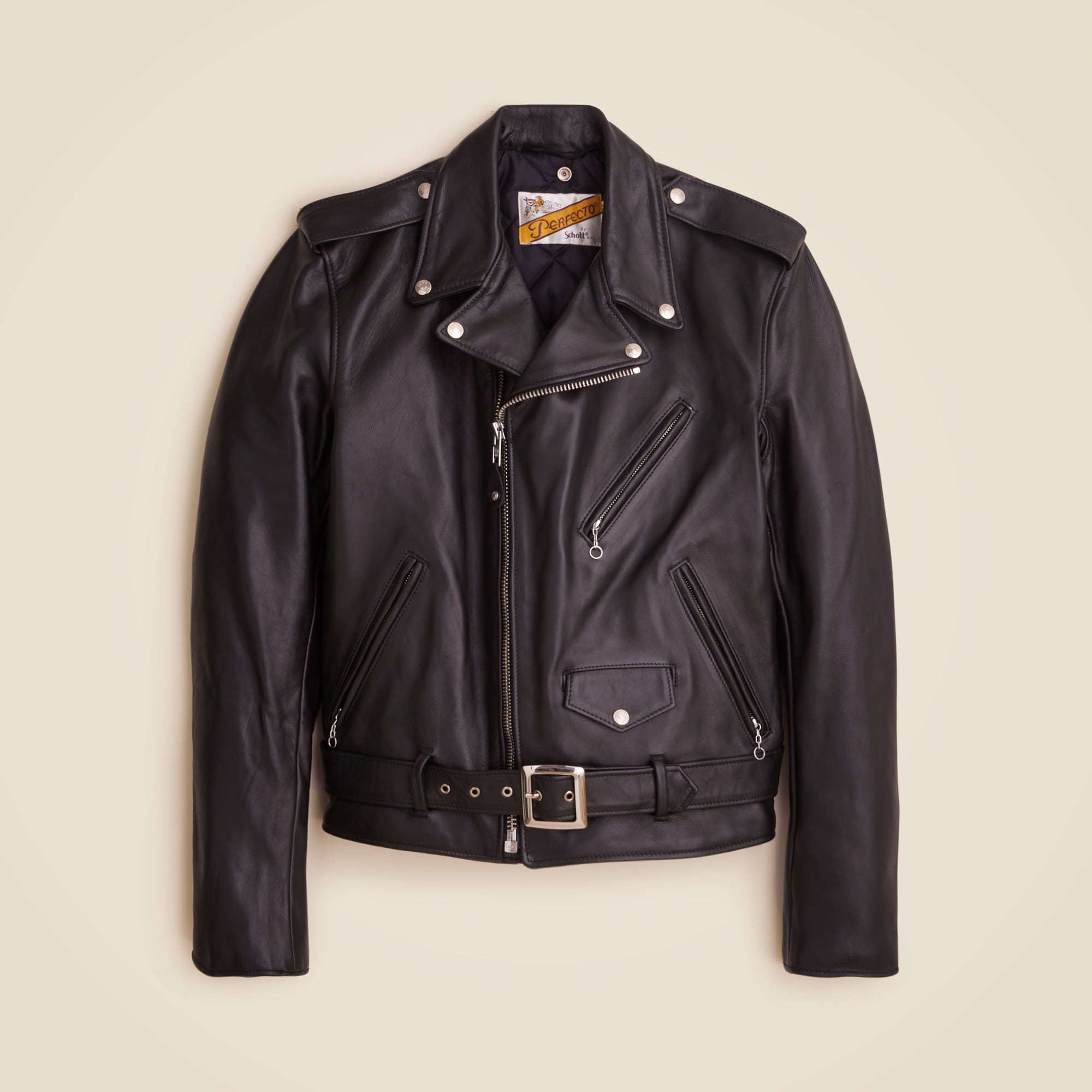 Schott NYC Classic Perfecto® Leather Motorcycle Jacket For Men | J