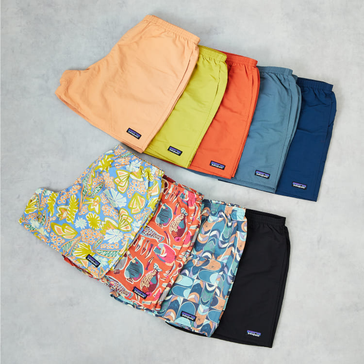 パタゴニアのバギーズショーツ サイズ感と5インチ・7インチの違いを