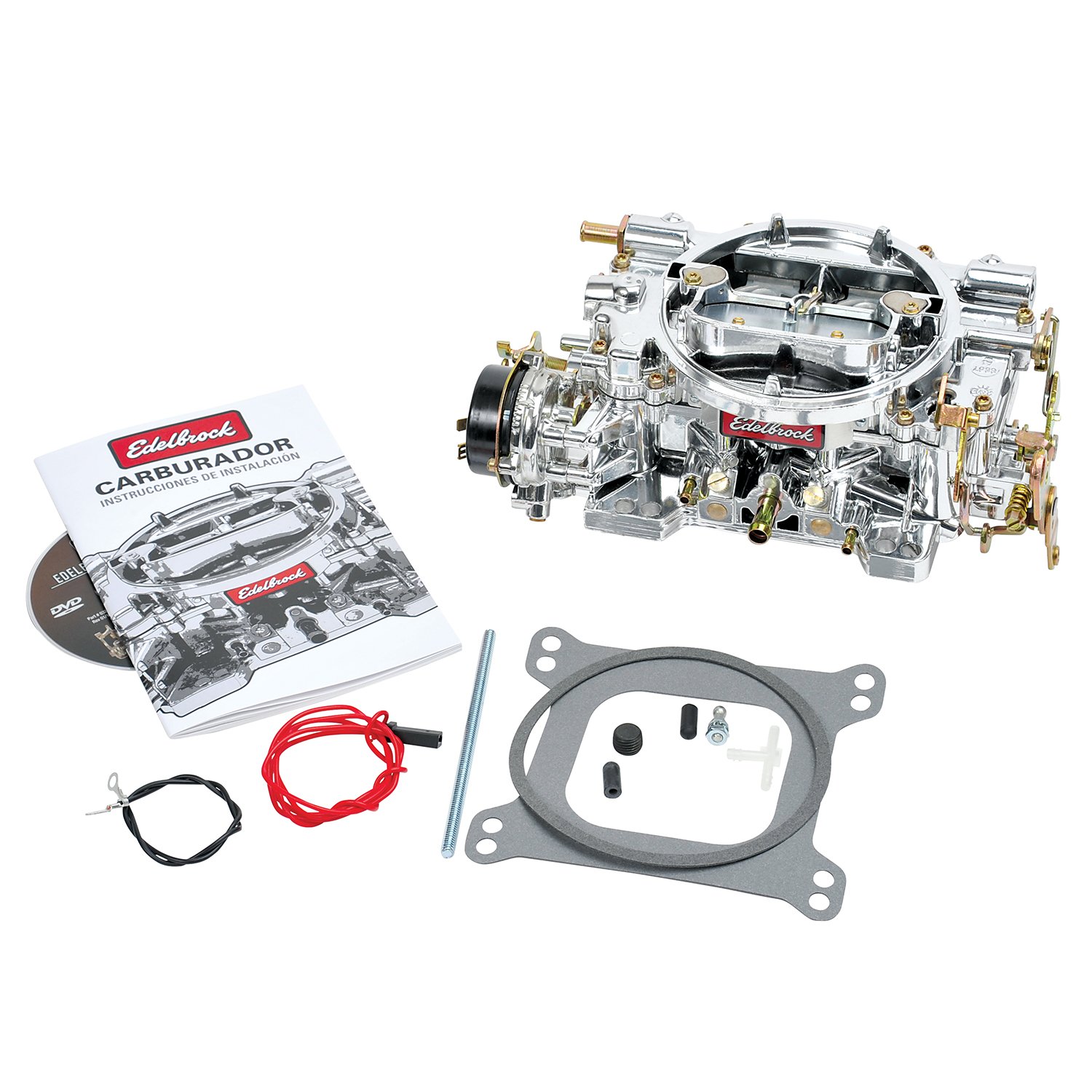 Edelbrock 14064: Performer 600 CFM Endurashine Carburetor - JEGS