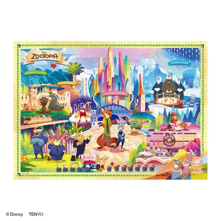 TEN-D500-645 ディズニー ズートピアへようこそ 500ピース テンヨー の