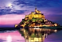 F6モンサンミッシェル EPO-28-832s 風景 黄金色のモン・サン・ミシェル