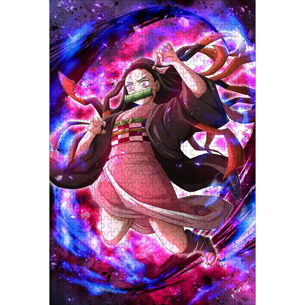 鬼滅の刃「太陽を克服した禰豆子」モザイクパズル 希少品 鬼滅