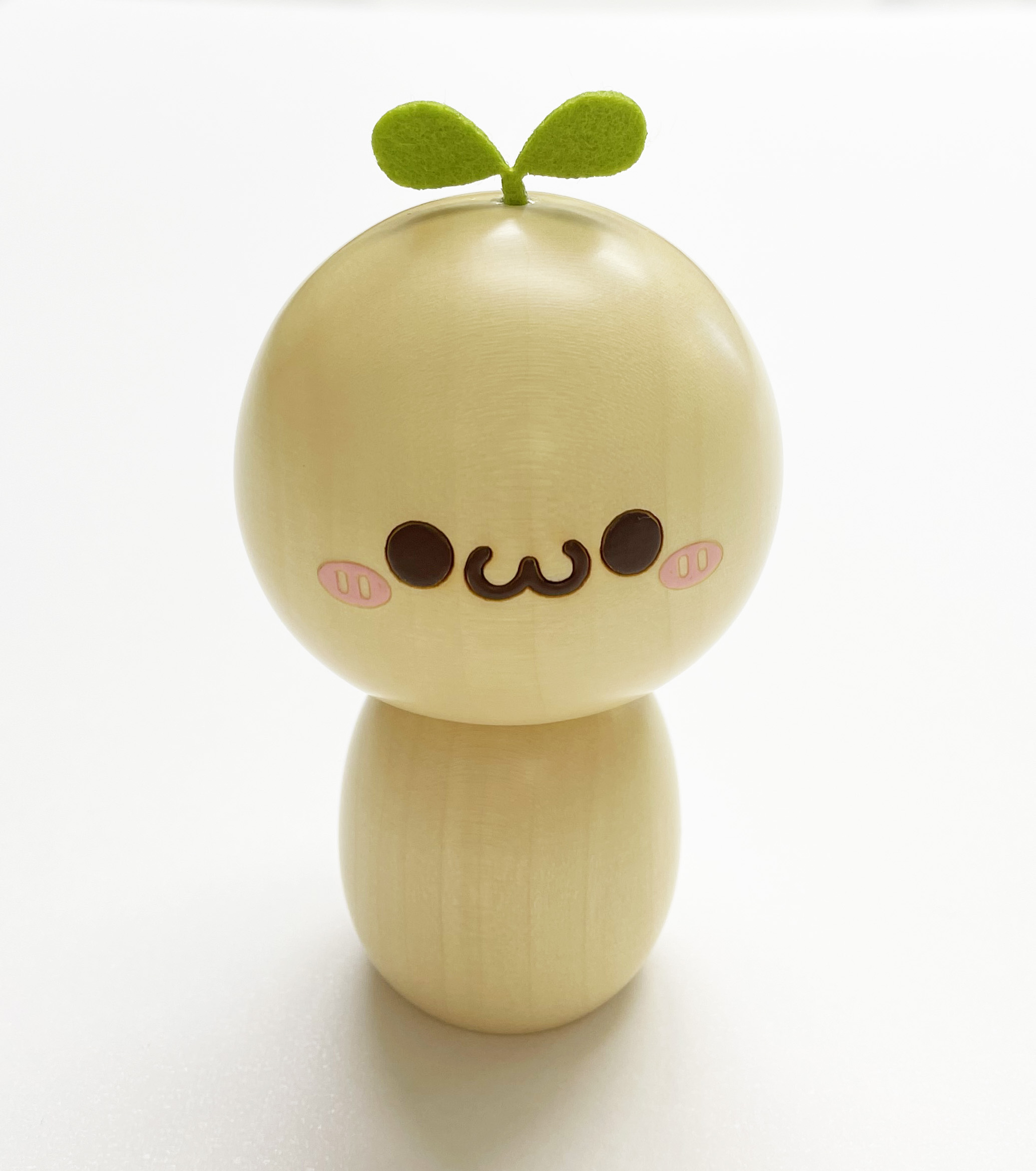 長草くん 木製 こけし (卯三郎こけし制作) ※数量限定 - Jリサーチ出版