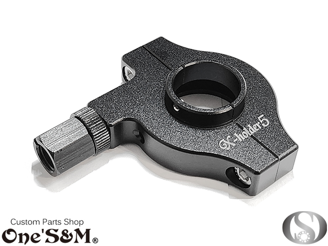 アルミ製 Xホルダー5 CNCアルミ削り出し エックスホルダー5 X