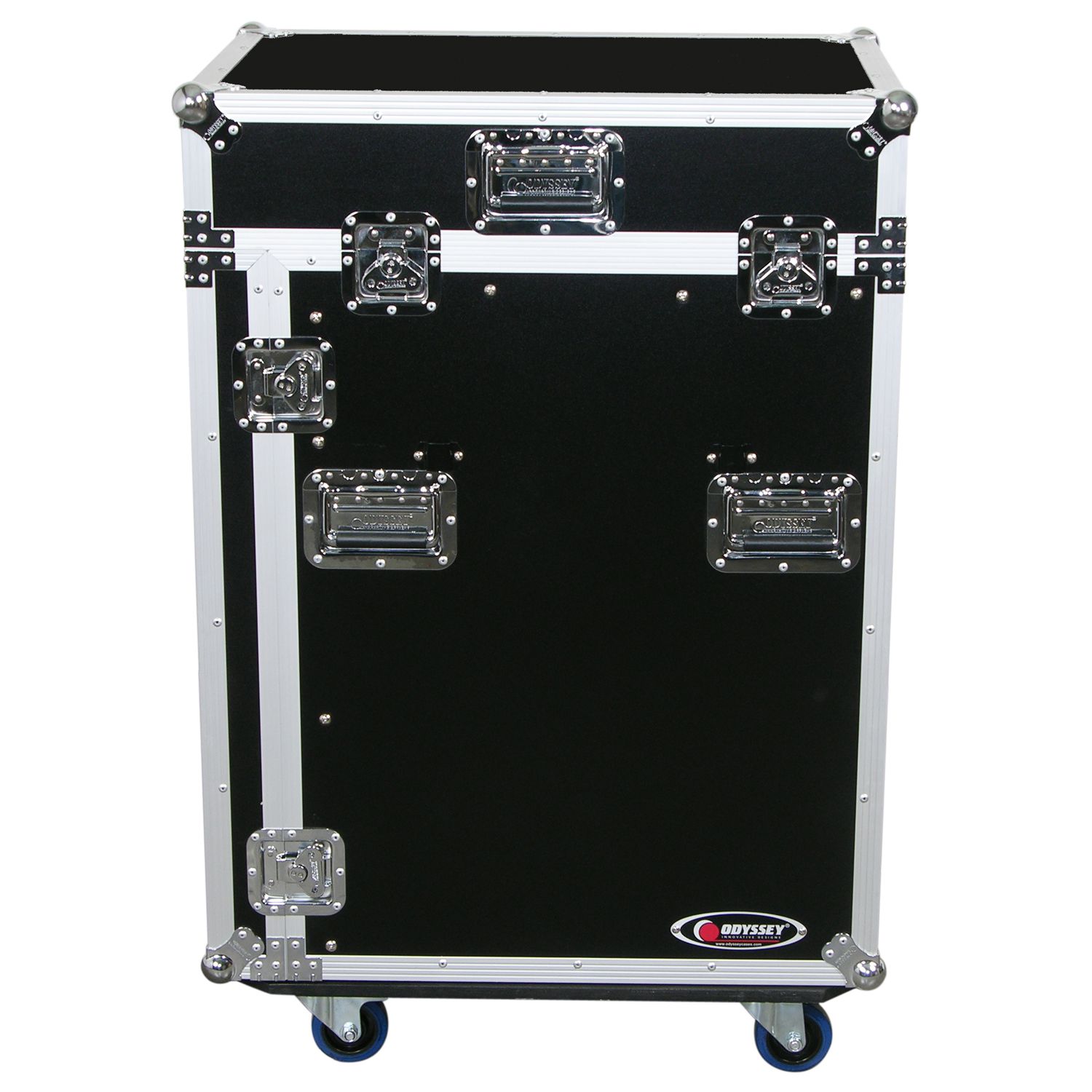 Deluxe 13U Top Slanted 16U Bottom Vertical Pro Combo Rack with