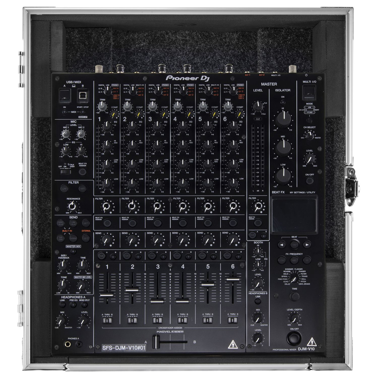 Pioneer DJM-V10 ATA Flight Case - Odyssey Cases