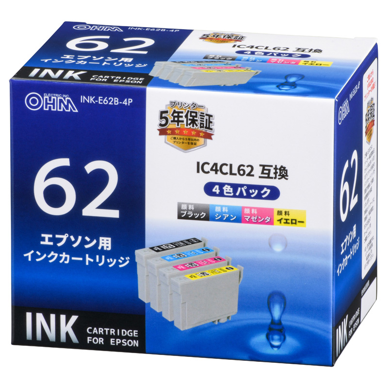OHM INK-E32-6N (エプソン用インクカートリッジ) OHM INK-E32-6N