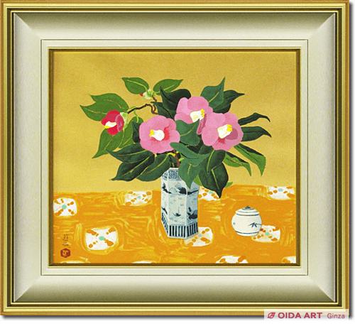 小倉遊亀 椿 | 絵画など美術品の販売と買取 | 東京・銀座 おいだ美術