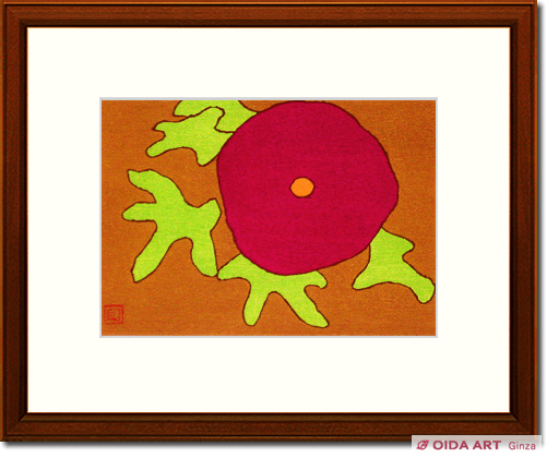 中島潔画伯作品「花かずら」｜中島潔画伯作品「花かずら」 版画 中島潔 「