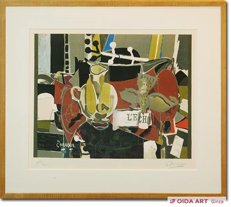 aジョルジュ ブラックのリトグラフ秋