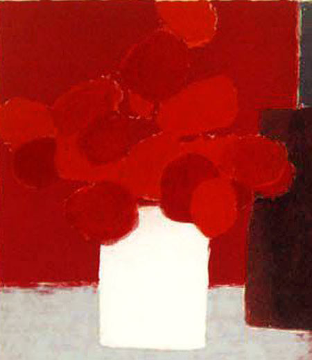 カトラン〔柿のある静物〕額外面 62㎝×81㎝