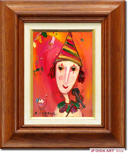 カルチョッハ油彩3号贄田越郎画 カルチョッハ油彩3号贄田越郎画