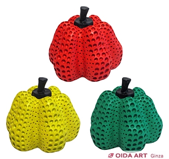 希少品】草間彌生 パンプキン かぼちゃ オブジェ ペーパーウェイト 箱